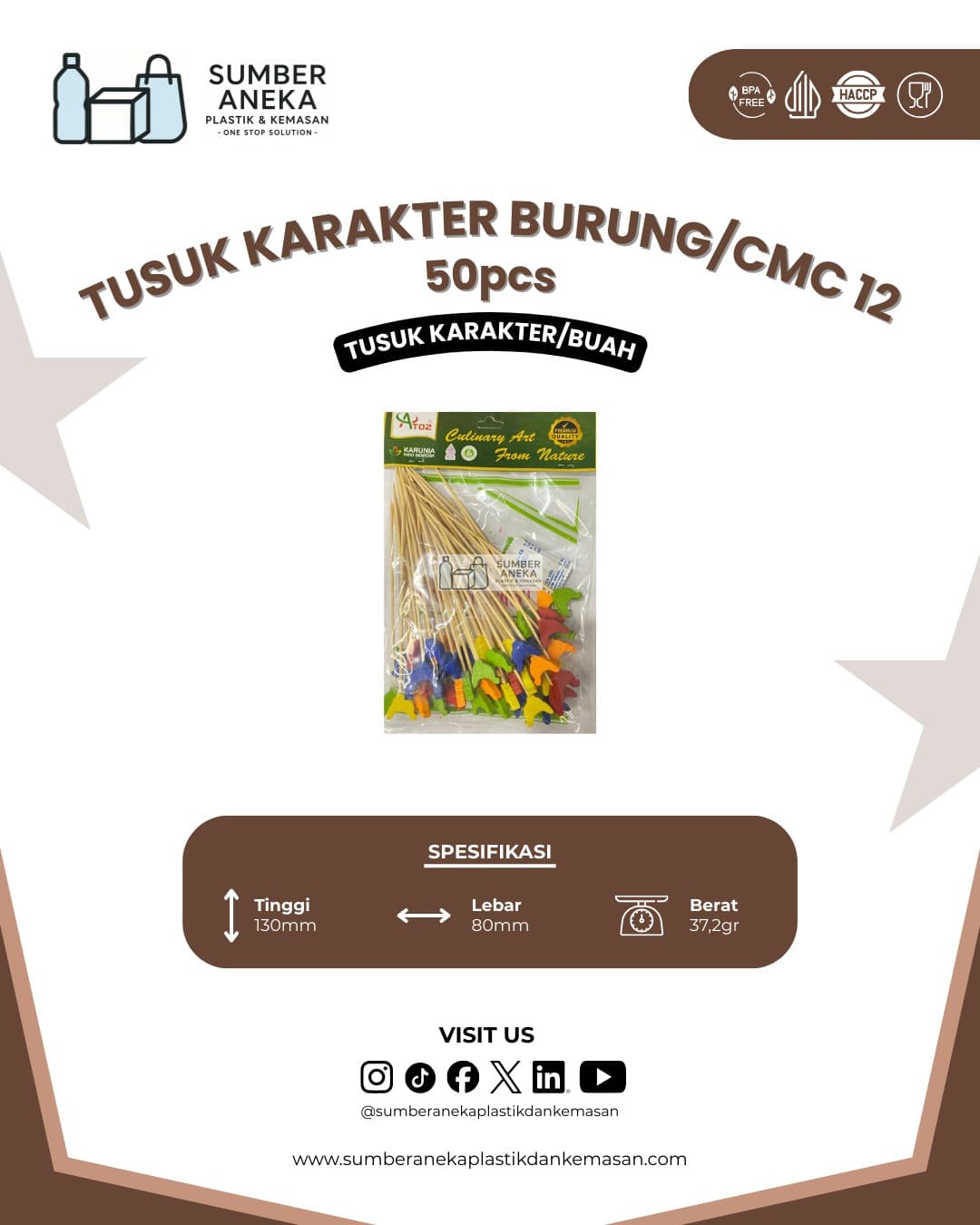 TUSUK KARAKTER BURUNG