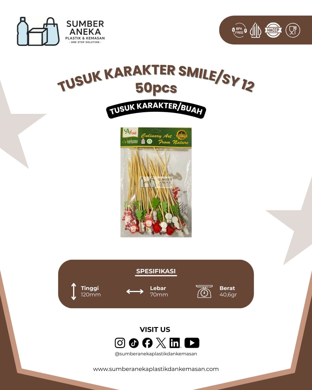 TUSUK KARAKTER SMILE