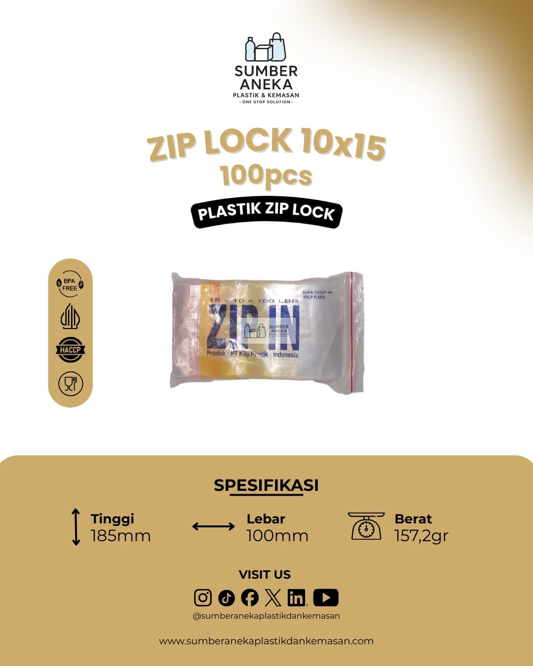 ZIP LOCK 10X15