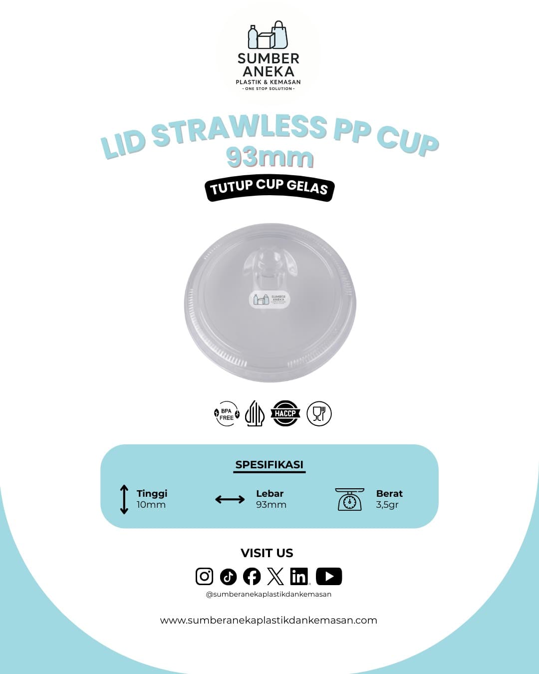 TUTUP GELAS PP CUP
